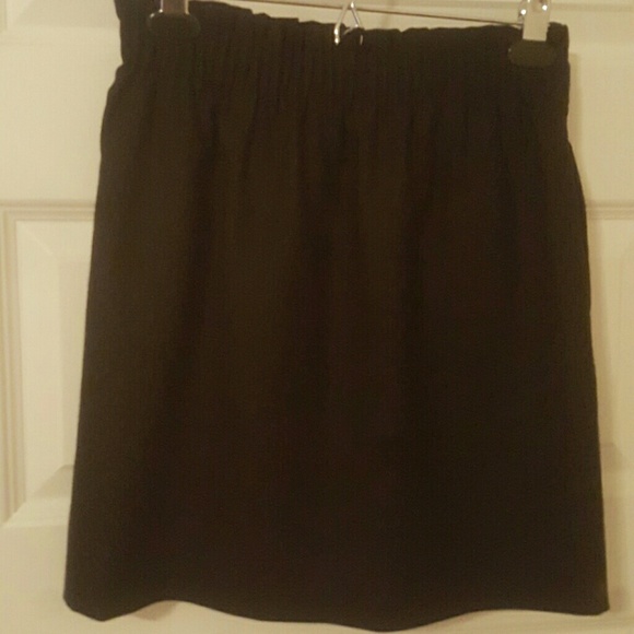 J. Crew Wool Sidewalk Skirt - Black - Picture 2 of 2