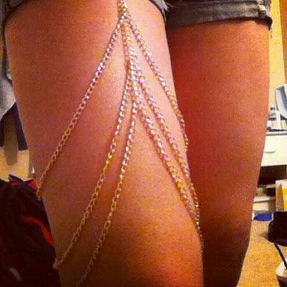 Gold Leg Chain
