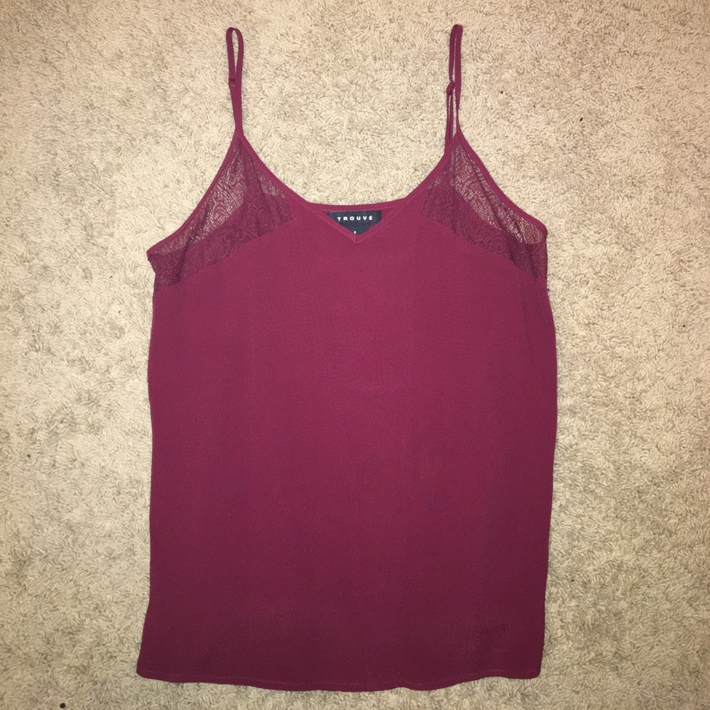 Trouvé Chiffon Cami Top