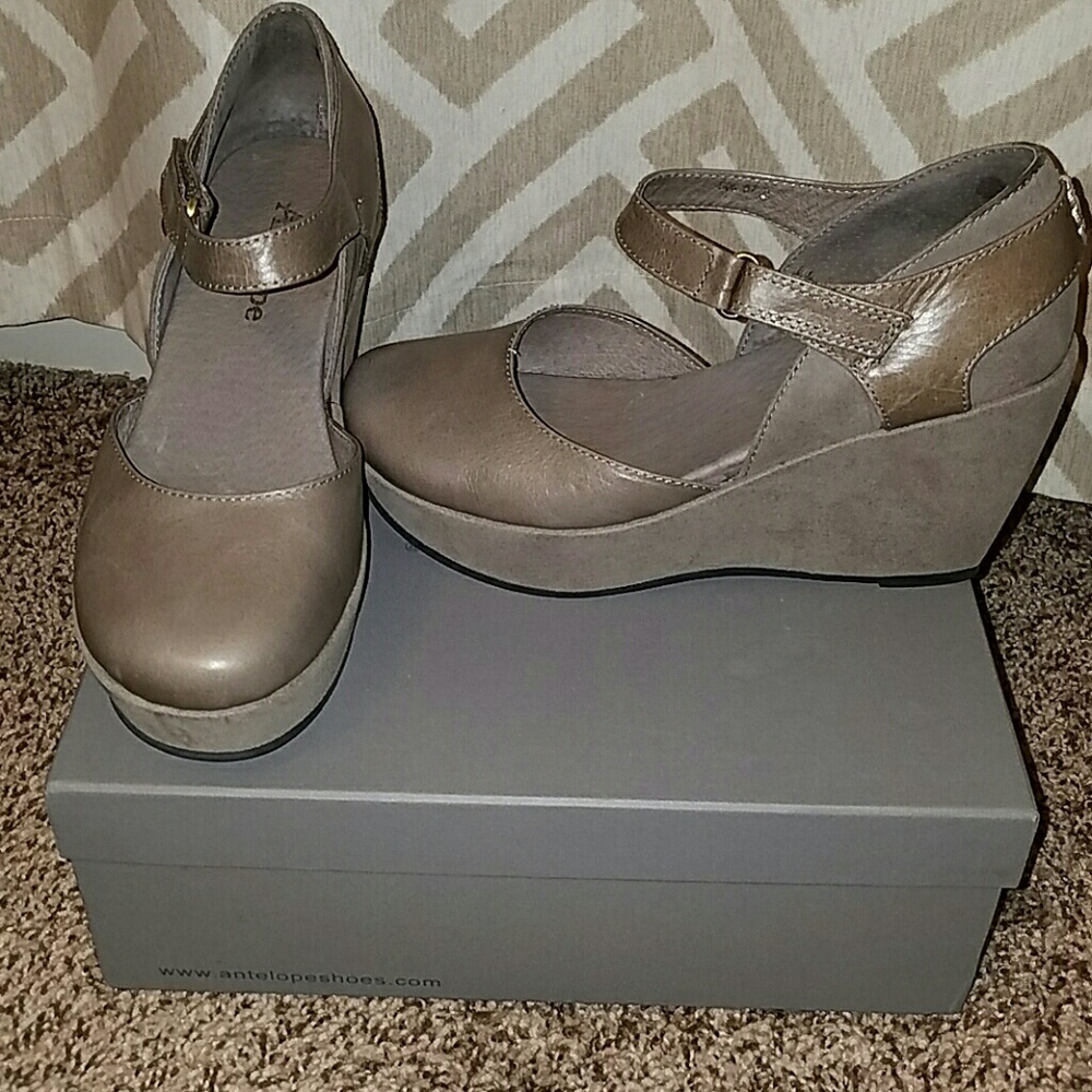 Antelope Mary Jane Platform Wedge