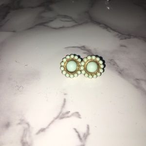 Blue/green earrings