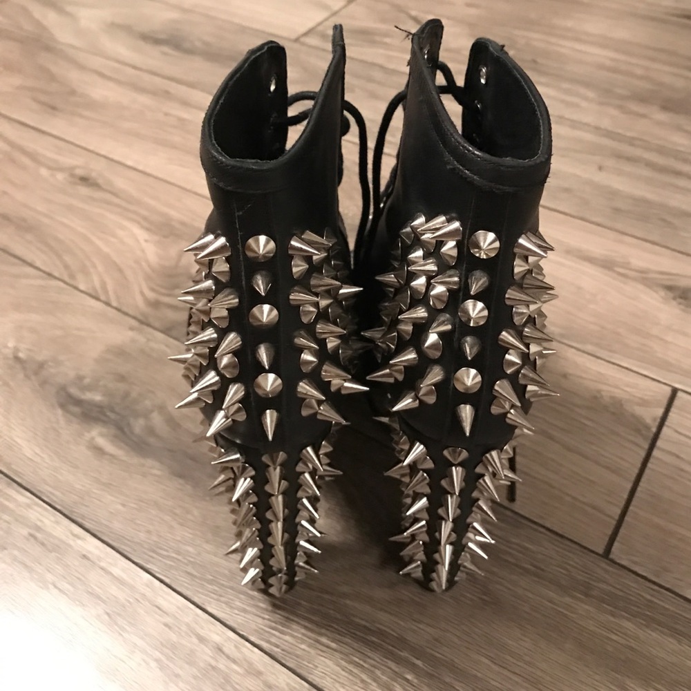 Jeffery Campbell spike heal boots