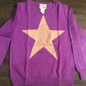 Crewcuts star sweater size 8 $12