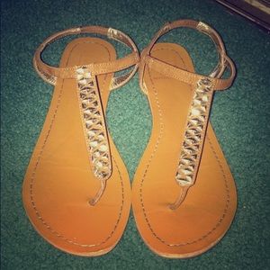 Brown sandals