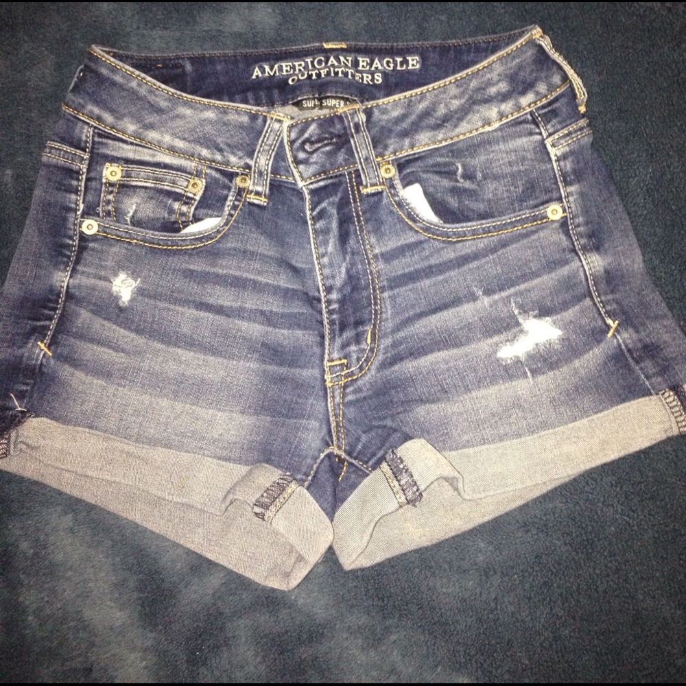 American eagle jean shorts