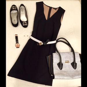 Club Monaco Shift Black Dress
