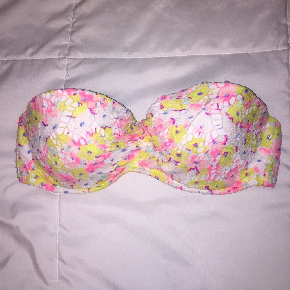 Victoria's Secret Push Up Bandeau Bikini Top