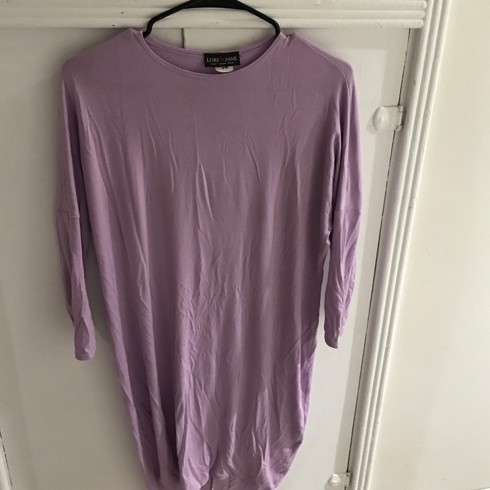 Lavender cocoon dress