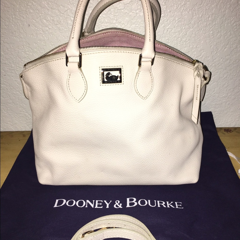 **SOLD** White Dooney & Bourke Satchel