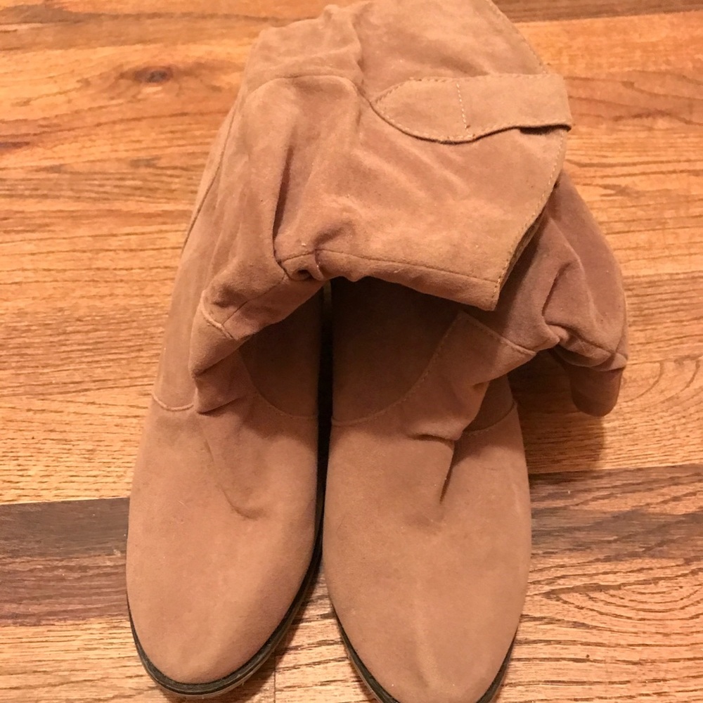 Charlotte Russe Light Brown Boots