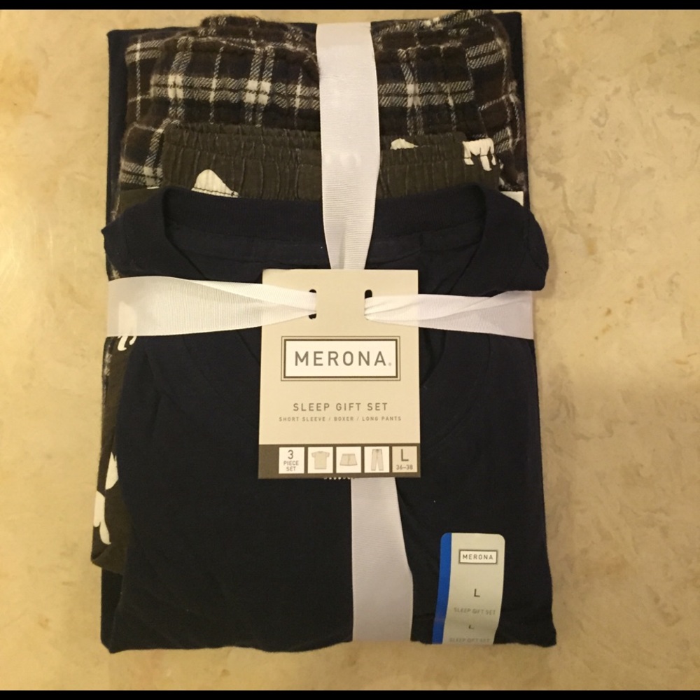 Men's 3 piece sleep gift set