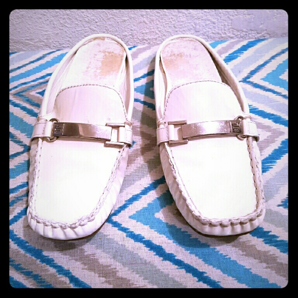 Patent leather loafers