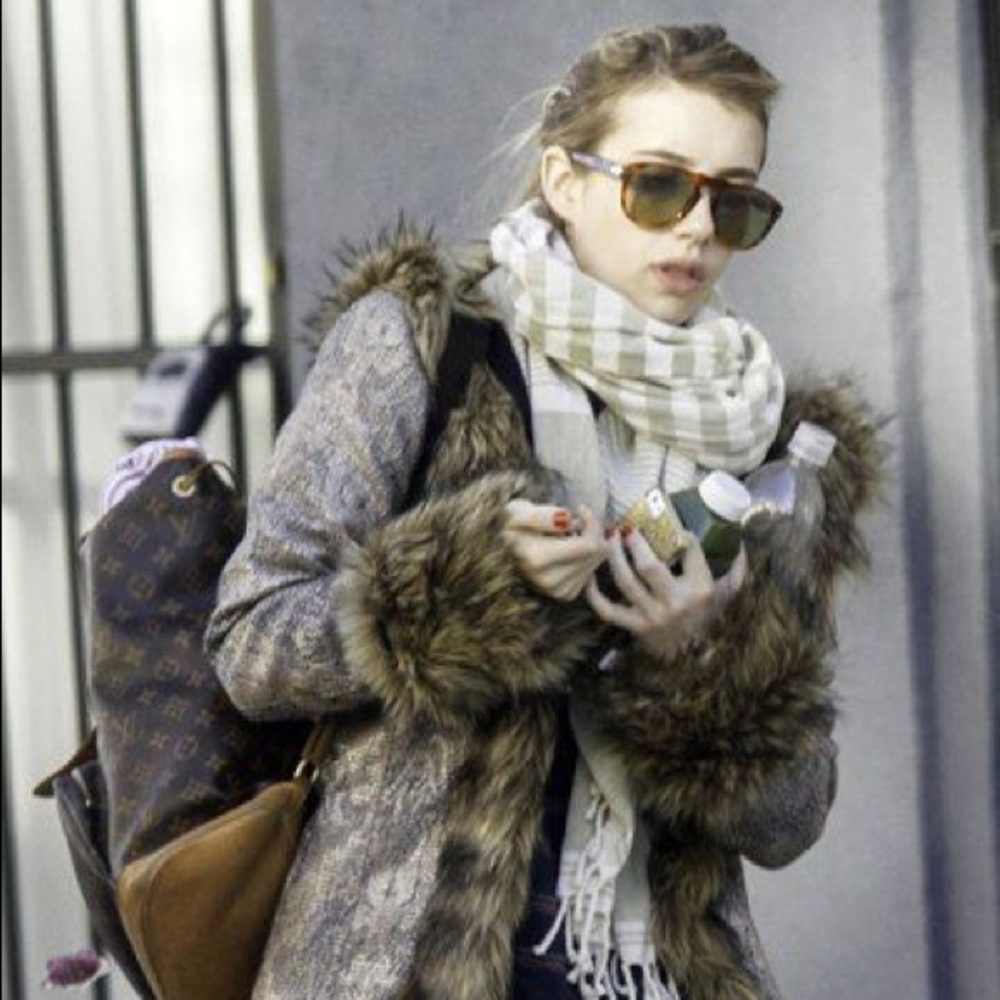 Minkpink magic carpet fur coat