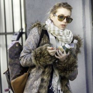 Minkpink magic carpet fur coat