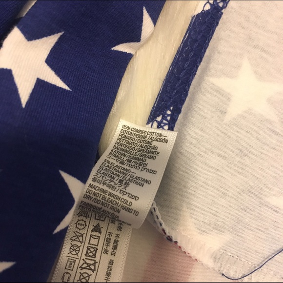 NWT American Apparel Stars &Stripes Thong Bodysuit - Picture 5 of 5