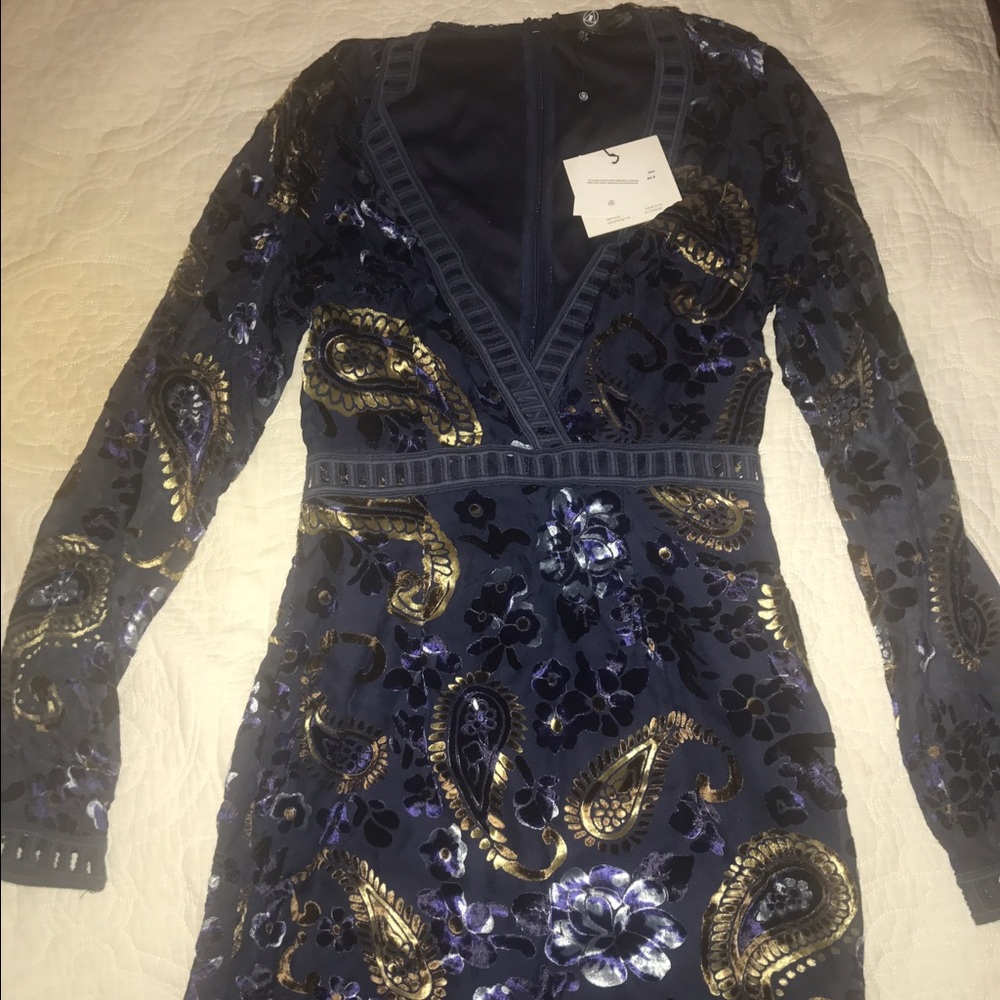 Brand New Missguided Embroidered Dress