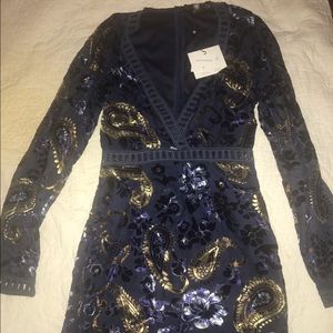 Brand New Missguided Embroidered Dress