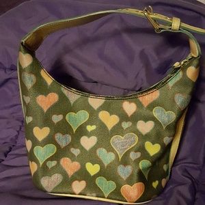 Heart Bucket Bag Black