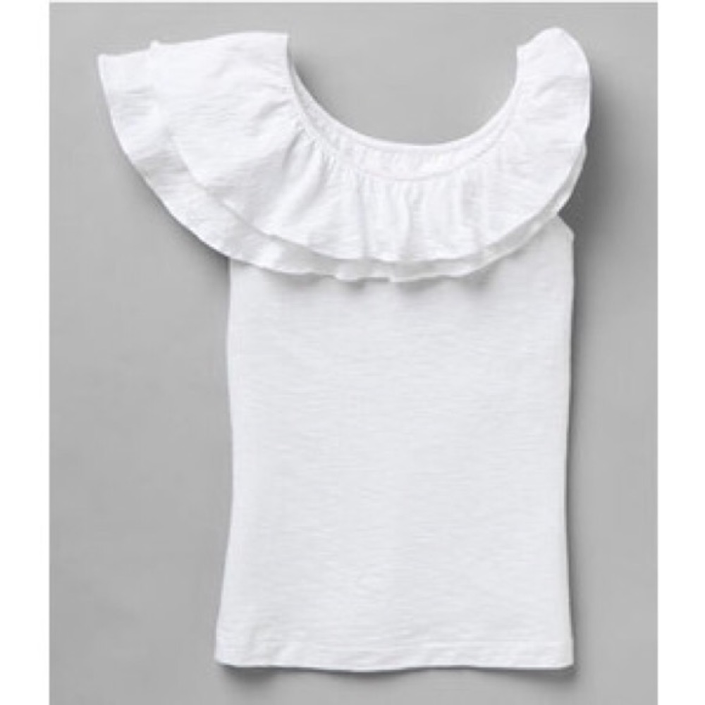 Lilly Pulitzer asymmetrical ruffled tank top