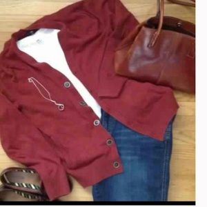 GAP maroon Cardigan Adorable XL