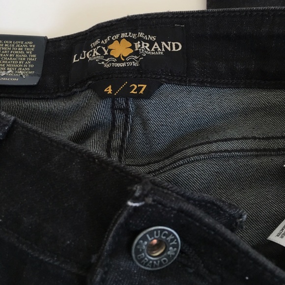 Lucky Brand Black Distressed Jeans - Picture 4 of 8
