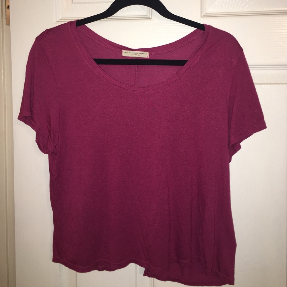 Magenta Urban Outfitters crop top