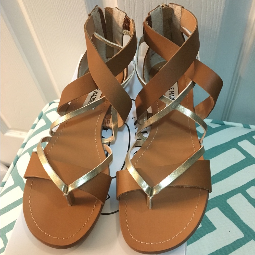 Steve Madden Leather Honore Sandals