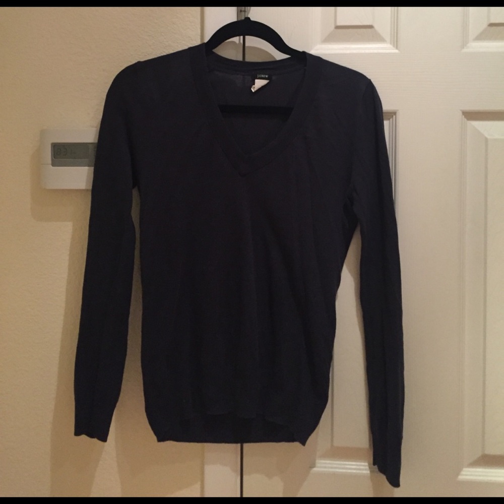 Jcrew lightweight v-neck sweater