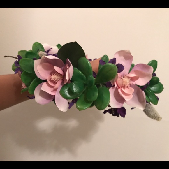 Silk Floral Crown - Picture 2 of 4