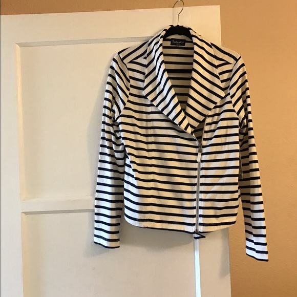SPLENDID NAVY/WHITE striped jacket - Picture 2 of 4