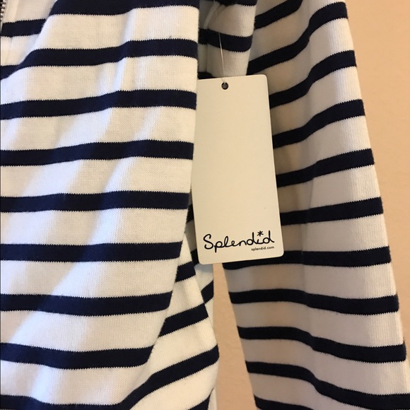 SPLENDID NAVY/WHITE striped jacket - Picture 4 of 4