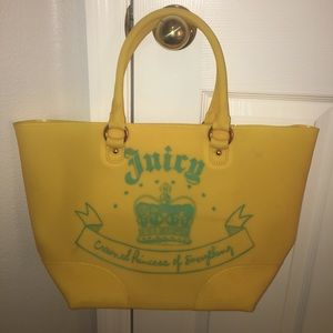 NWT Yellow/green Juicy Couture Tote Bag