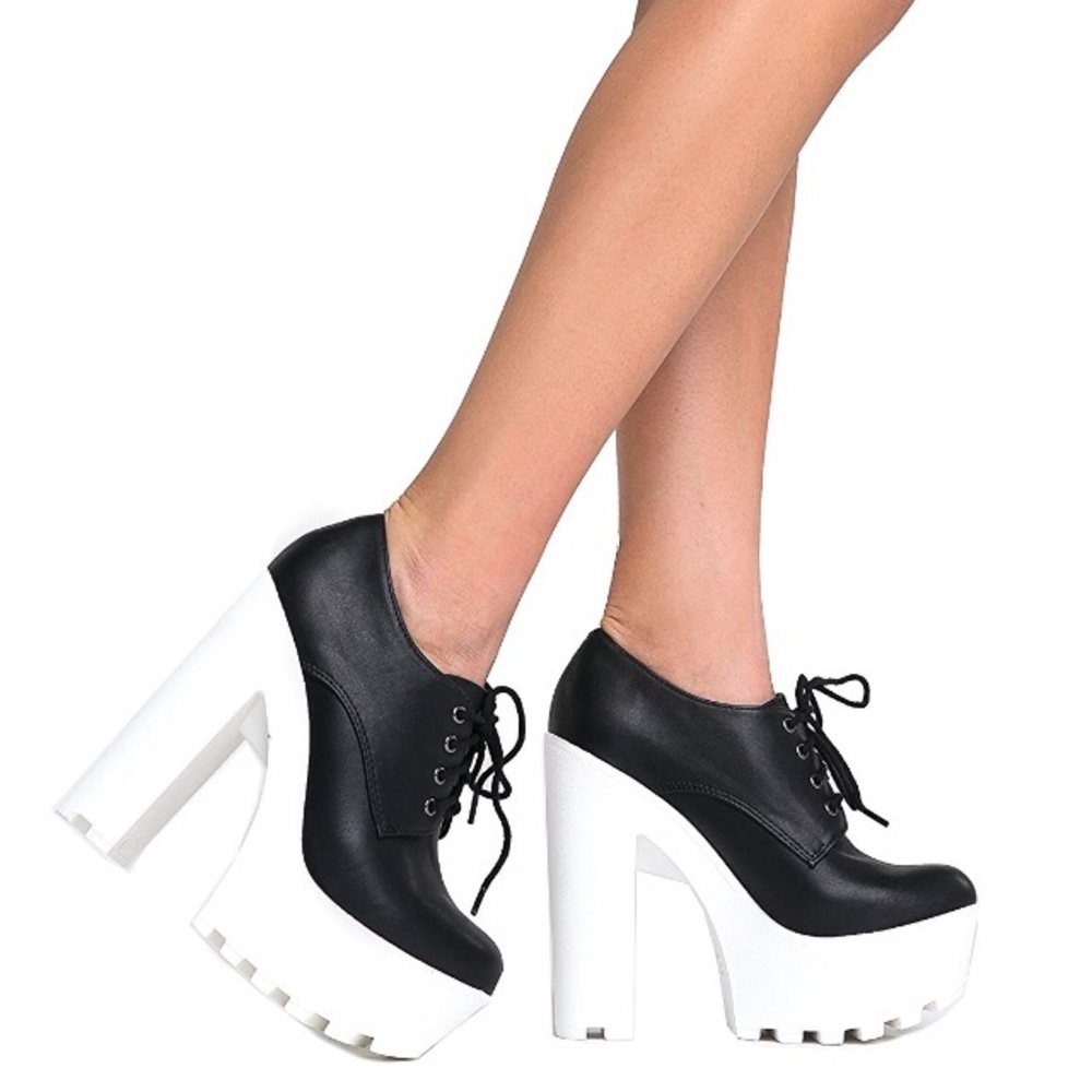Soda Matrix Chunky Platform Shoe