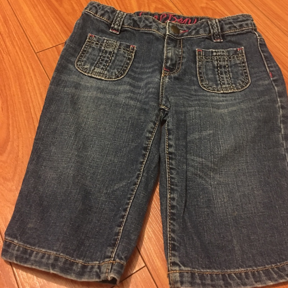 Kids denim jean shorts