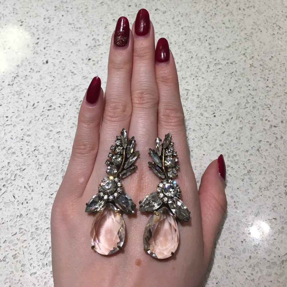 Jcrew drop statement earrings