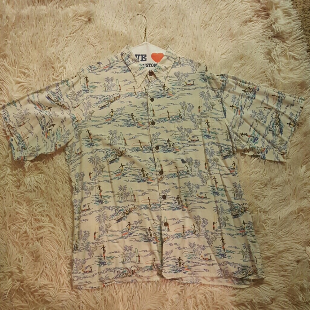 Vintage Hawaiian surfer shirt