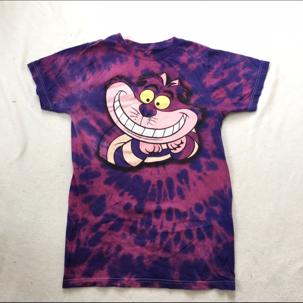CLOSET CLOSING Tie Dye Alice in wonderland tee