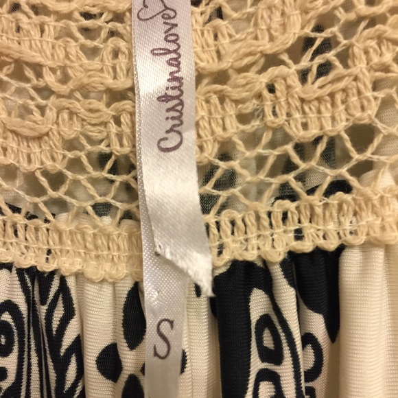 Boutique black and white mini dress - Picture 2 of 3