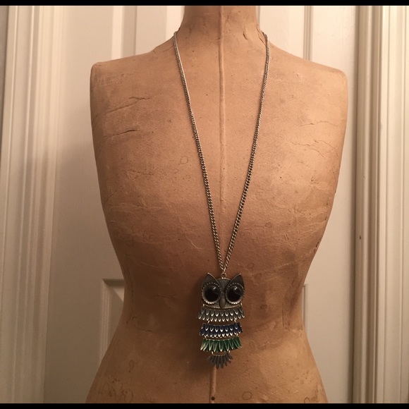 long owl necklace - Picture 3 of 4