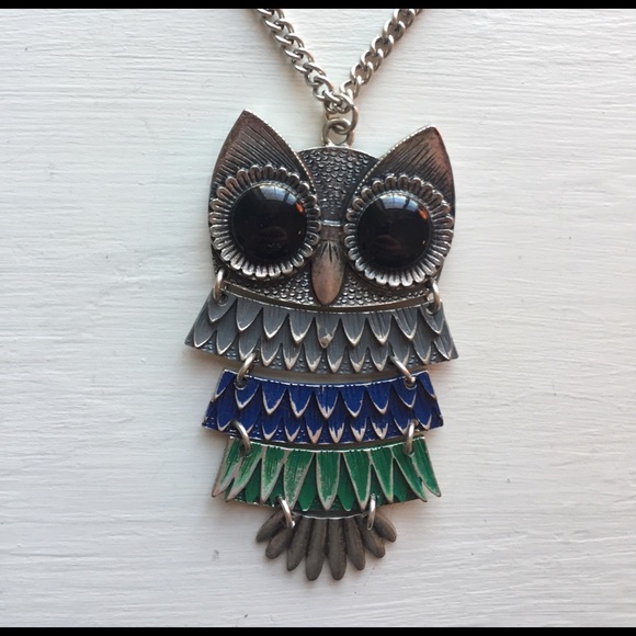 long owl necklace - Picture 2 of 4