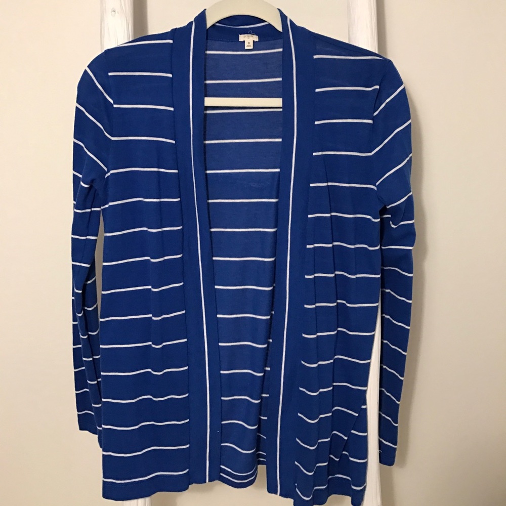 J. Crew Always Striped Cardigan