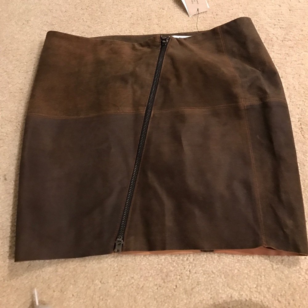 Leather skirt