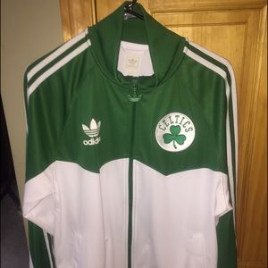 Adidas Boston Celtics track jacket