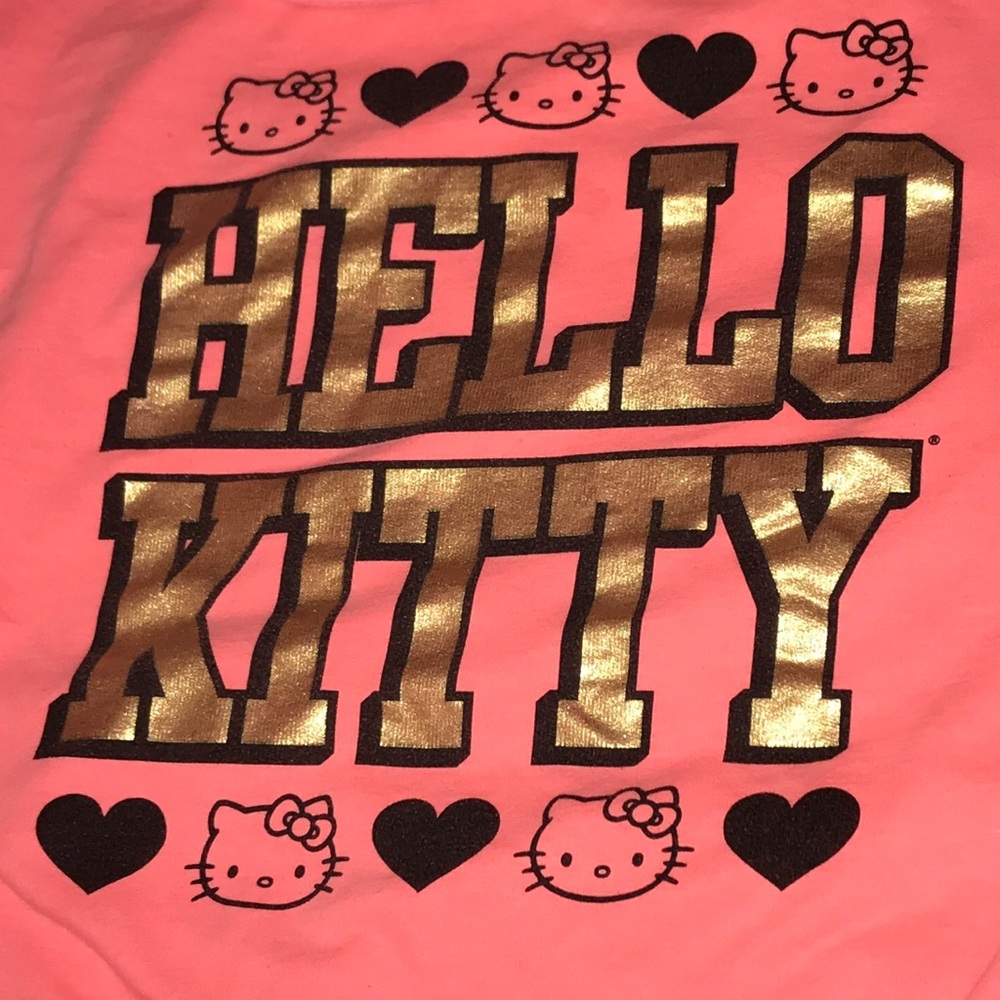 Coral Hello Kitty hoodie!