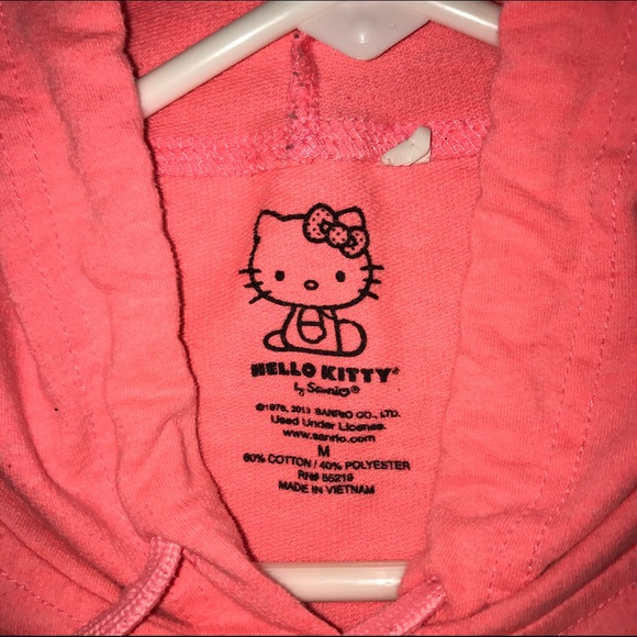 Coral Hello Kitty hoodie! - Picture 2 of 4