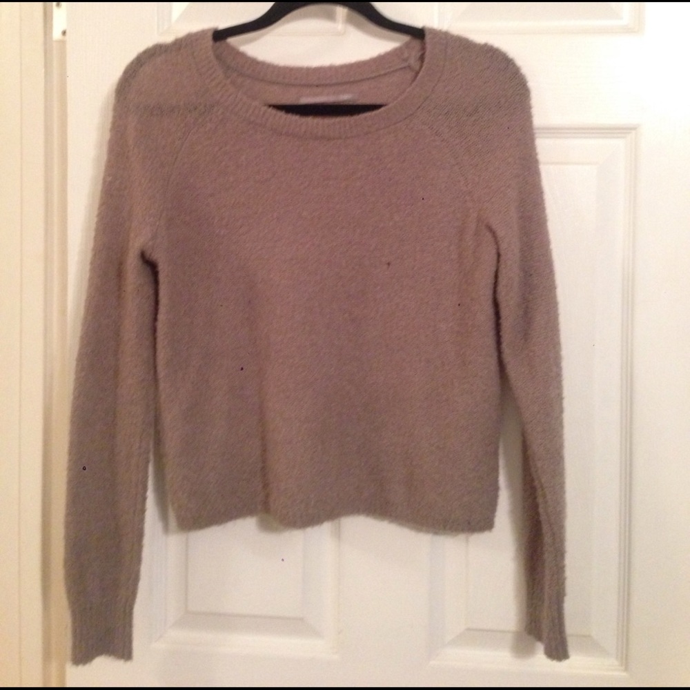 BP tan sweater
