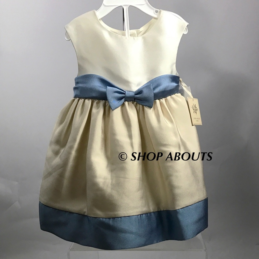 Baby Girl Party Dress Sleeveless Bow Crinoline New