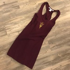 Arizona State University maroon tank top dress