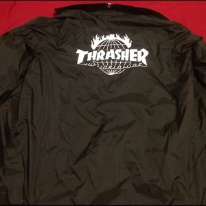 Huf x thrasher tour de stoops windbreaker