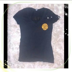 Gold's Gym Staff V-Neck Tee Shirt